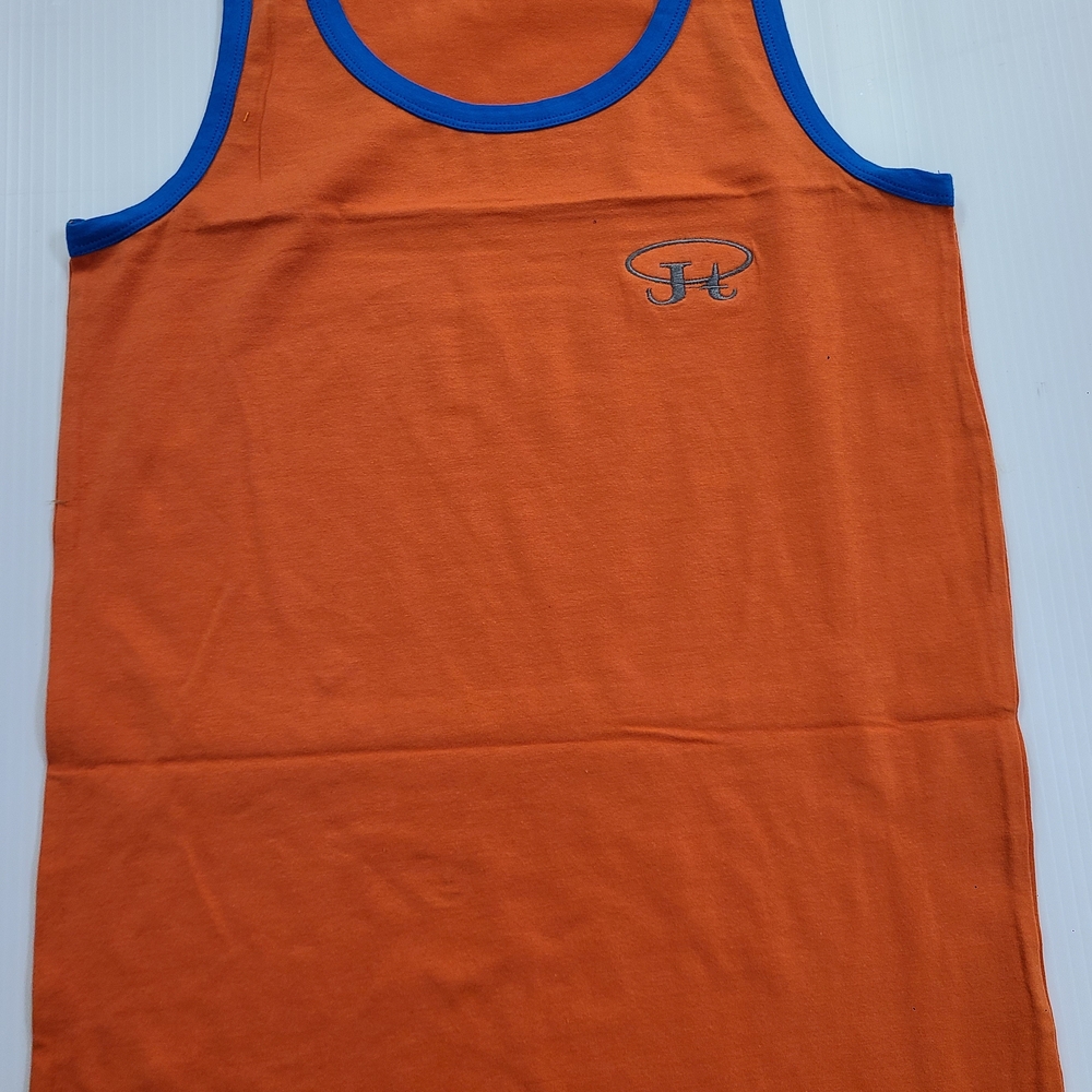 James Tudor Orange and Blue Kids Tank Top